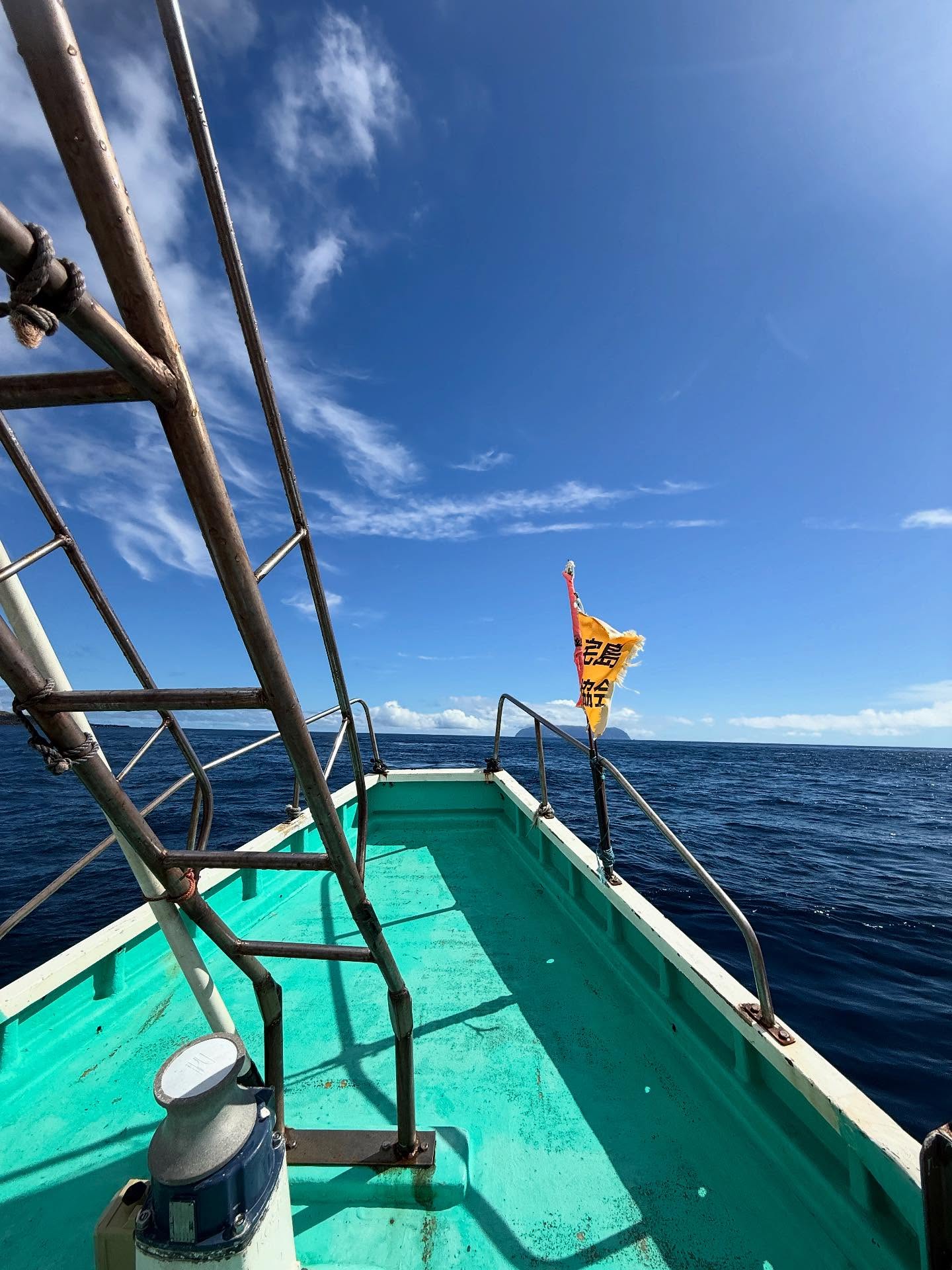 ドルフィンスイムに行ってきます。日曜午後は船が少ない#三宅島 #ドルフィンスイム #スナッパー