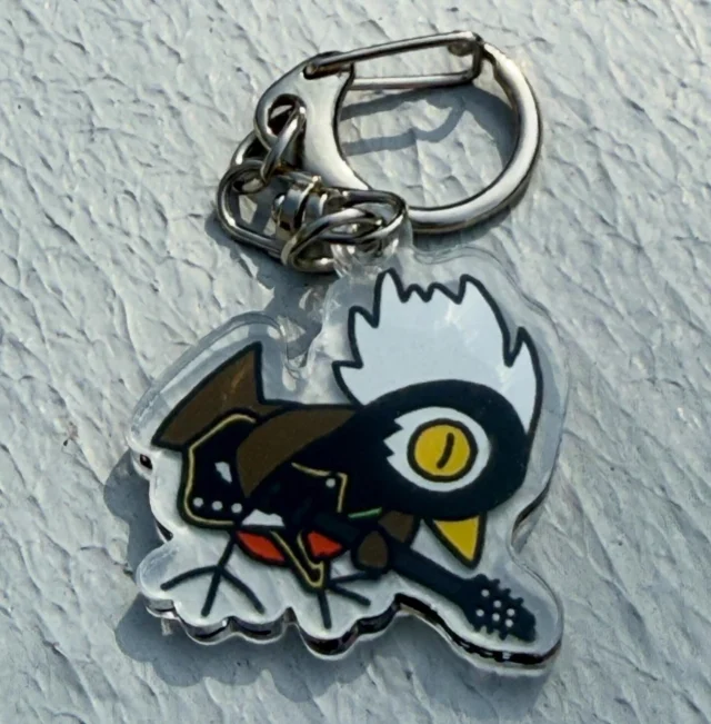 けじまるくんメタルバージョン！
ギターはKISSのポールスタンレーモデルかな。

#三宅島 #けじまる #アカコッコ